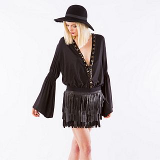 Icicle Fringe Skirt 